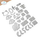 Elizabeth Craft Designs Die Set - Cats, 2370