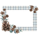 Simple Stories - Bits & Pieces - Simple Vintage Fresh Snow Chipboard Frames, 23725