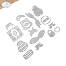 Elizabeth Craft Designs Die Set - Halloween Costumes Cute, 2384