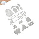 Elizabeth Craft Designs Die Set - Halloween Costumes Scary, 2385