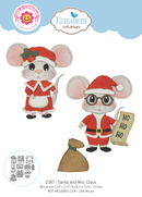 Elizabeth Craft Designs Die Set - Santa & Mrs. Claus, 2387
