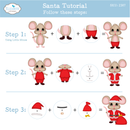 Elizabeth Craft Designs Die Set - Santa & Mrs. Claus, 2387