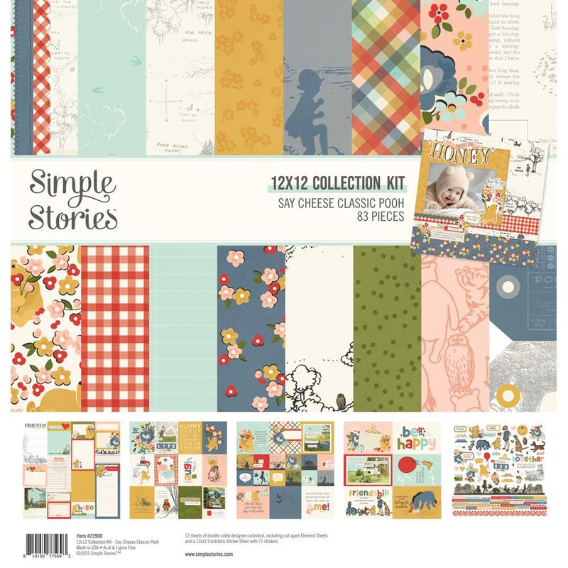 Coming Soon - Simple Stories 12x12 Collection Kit - Say Cheese Classic Pooh, 23900