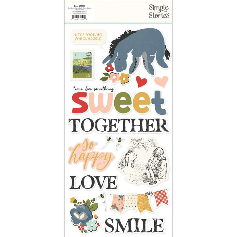 Coming Soon - Simple Stories - Foam Stickers - Say Cheese Classic Pooh, 23928