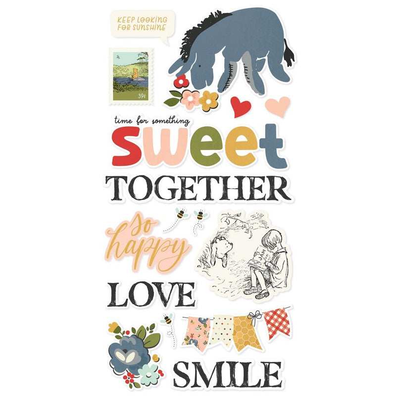 Coming Soon - Simple Stories - Foam Stickers - Say Cheese Classic Pooh, 23928