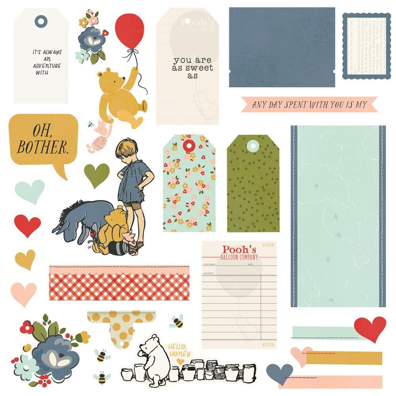 Coming Soon - Simple Stories Simple Cards Card Kit - Say Cheese Classic Pooh, 23932