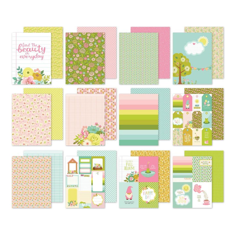 Simple Stories - Double-Sided Paper Pad 6x8 - Tea Garden, 24115