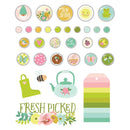 Simple Stories - Decorative Brads - Tea Garden, 24123