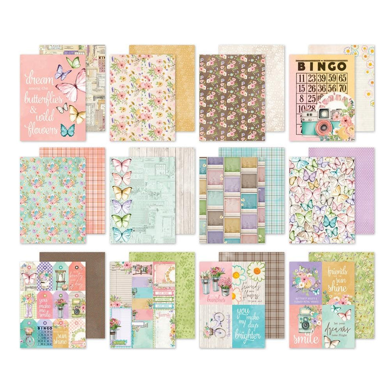 Simple Stories Simple Vintage Flower Shoppe - 6x8 Double-Sided Paper Pad, 24219