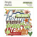 Simple Stories - Simple Vintage Woodlands - Bits & Pieces Sentiment Bits, 24725