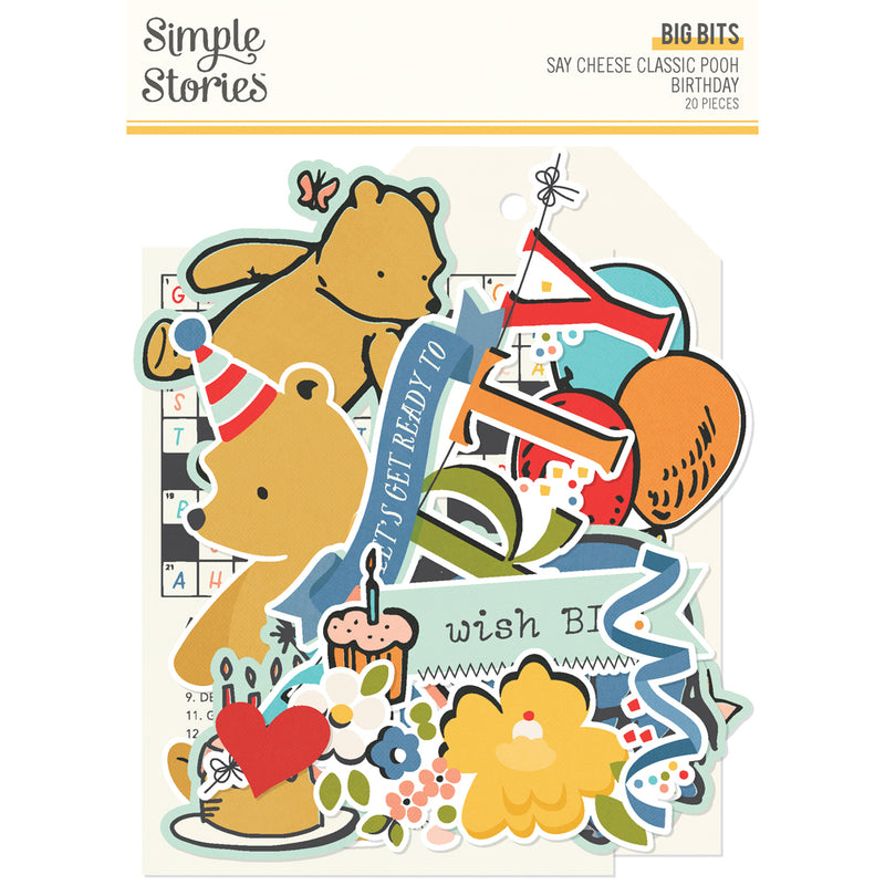 Simple Stories - Say Cheese Classic Pooh Birthday - Big Bits, 24809