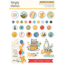 Simple Stories - Say Cheese Classic Pooh Birthday - Decorative Brads, 24812