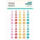 Simple Stories - Fun Times - Glitter Enamel Dots, 25023