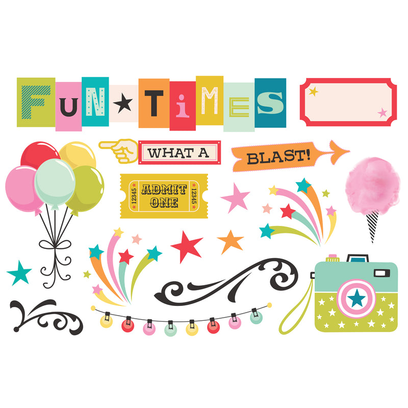 Simple Stories - Fun Times - Page Pieces, 25024