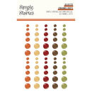 Simple Stories Simple Vintage Autumn Breeze - Glossy Enamel Dots, 25128