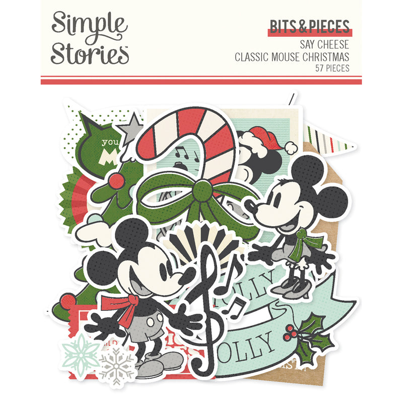 Early Sept - Simple Stories - Say Cheese Classic Mouse Christmas - Bits & Pieces, 25209