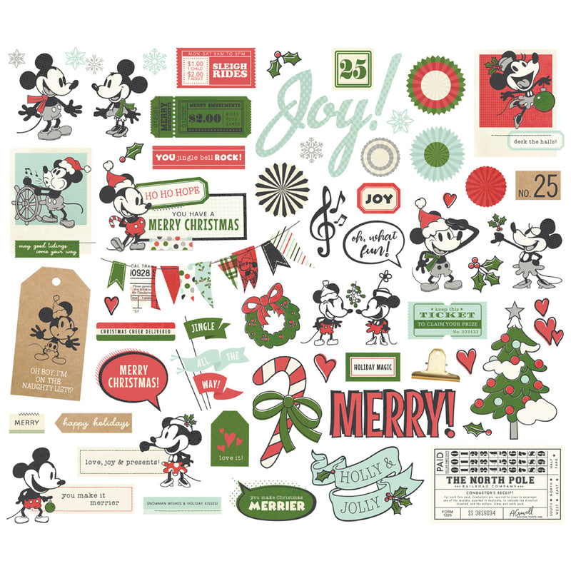 Early Sept - Simple Stories - Say Cheese Classic Mouse Christmas - Bits & Pieces, 25209