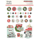 Simple Stories - Say Cheese Classic Mouse Christmas - Decorative Brads, 25212