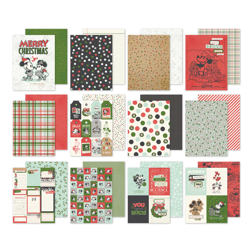 Simple Stories - Say Cheese Classic Mouse Christmas - 6x8 D/S Paper Pad, 25223