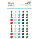 Simple Stories Simple Vintage Flannel Season - Glossy Enamel Dots, 25325