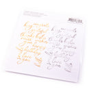 Pinkfresh Studio - Foiled Script Sentiment Ephemera, 261924