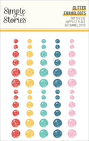 Simple Stories Say Cheese Happiest Place - Glitter Enamel Dots, 26232