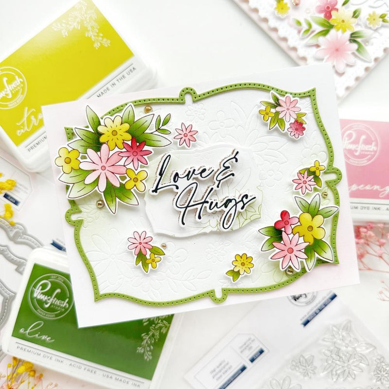 Pinkfresh Stamp Set - Cheerful Blossoms, 262724