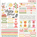 Simple Stories Pink Lemonade - Cardstock Stickers Basic, 26303
