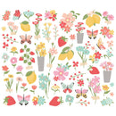 Simple Stories Pink Lemonade - Floral Bits, 26321