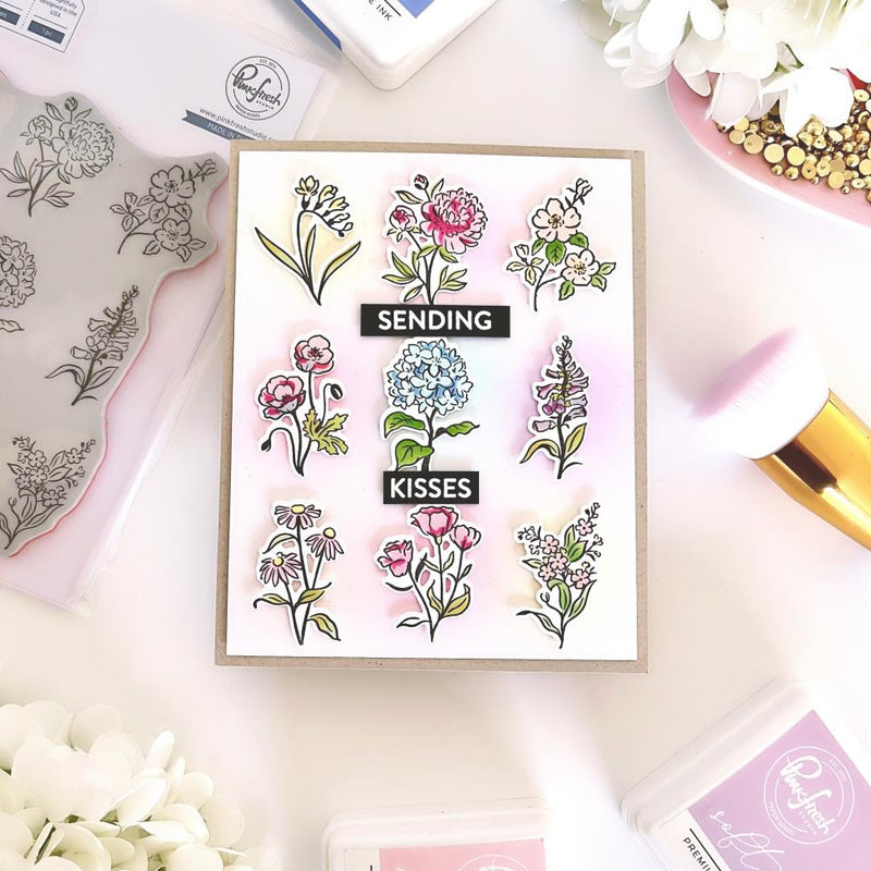 Pinkfresh Studio Cling Stamp - Beautiful Botanicals, 264524