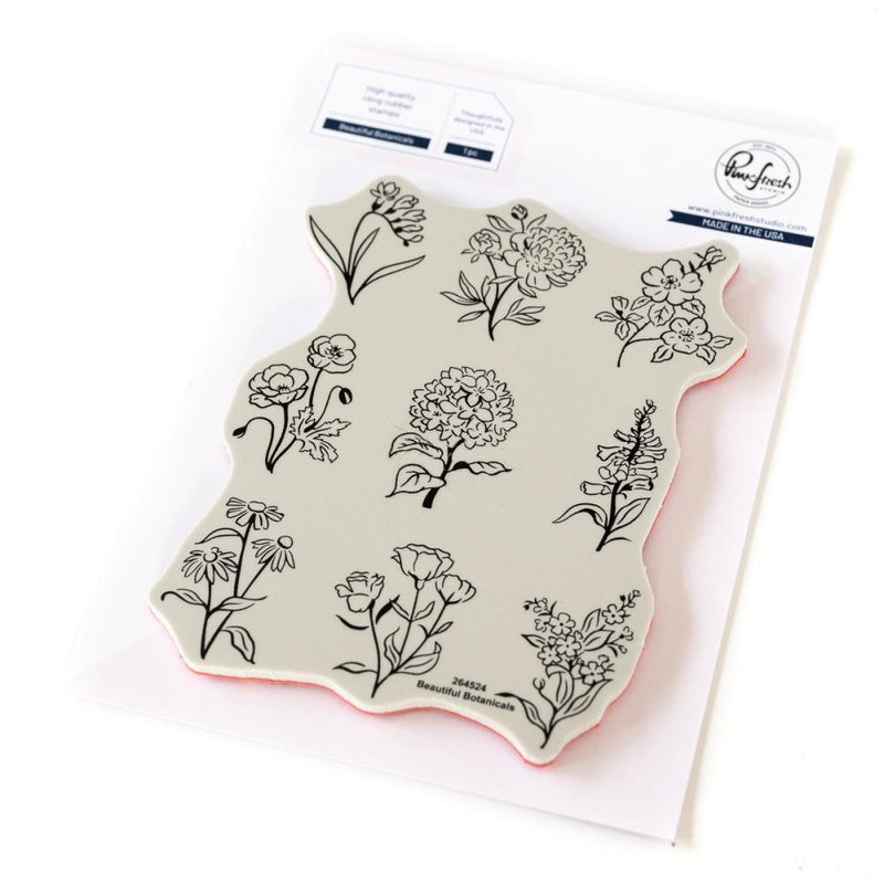 Pinkfresh Studio Cling Stamp - Beautiful Botanicals, 264524