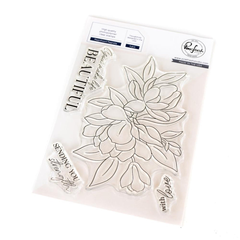 Pinkfresh Stamp Set - Magnificent Magnolia, 265725