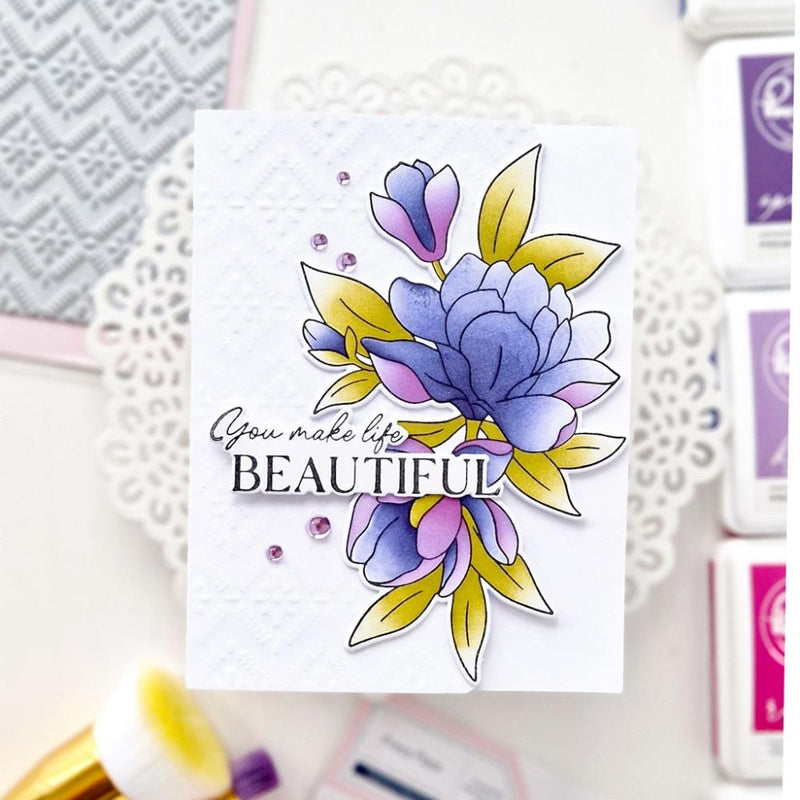 Pinkfresh Studio Stencil Set - Magnificent Magnolia, 265925