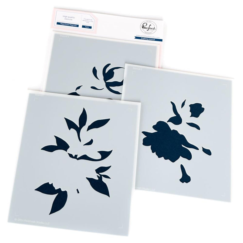 Pinkfresh Studio Stencil Set - Magnificent Magnolia, 265925