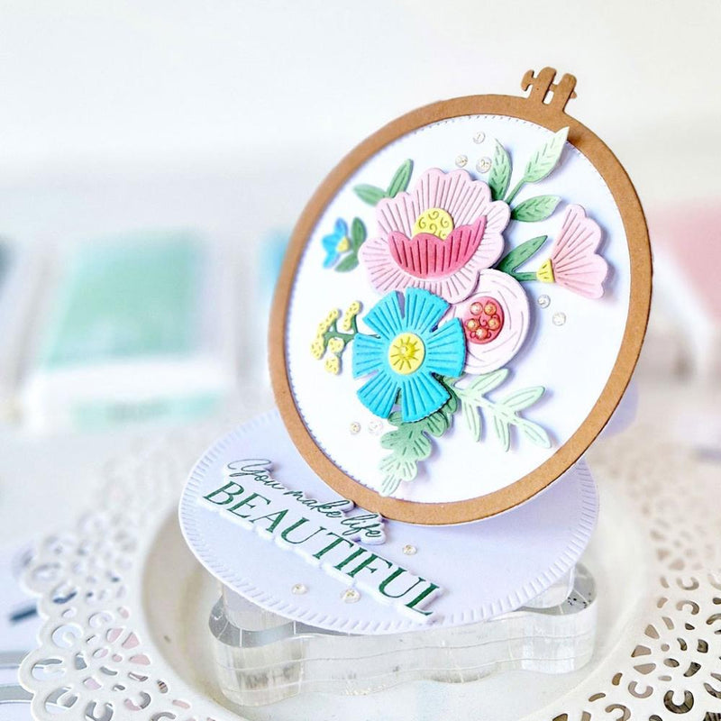 Pinkfresh Studio Die - Embroidery Hoops, 266825