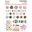 Simple Stories Totally 80's - Decorative Brads, 26711