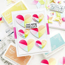 Pinkfresh Studio - Radiating Hearts & Stars - Die, 268225