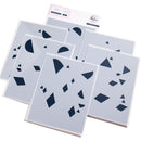 Pinkfresh Studio - Radiating Hearts & Stars - Stencils, 268325