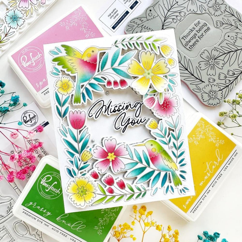 Pinkfresh Studio - Happy Hummingbirds - Cling Stamps, 268525