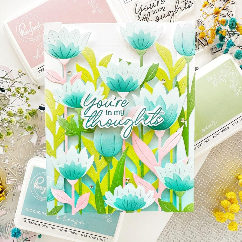 Pinkfresh Studio - Floral Field - Die, 268825