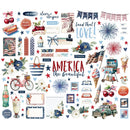 Simple Stories Simple Vintage Land of the Free - Bits & Pieces, 26943