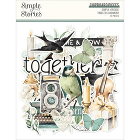 Simple Stories Simple Vintage Timeless Harmony - Chipboard Pieces, 27025