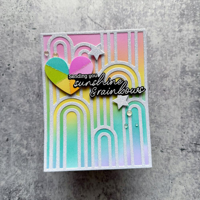 Pinkfresh - You Are My Rainbow - Clear Stamps, 271025