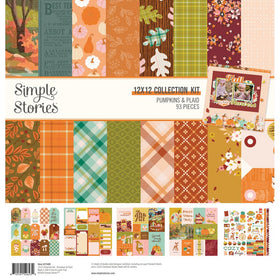 Simple Stories Pumpkins & Plaid  - 12x12 Collection Kit, 27400