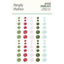 Simple Stories Kringle & Co. - Glitter Enamel Dots, 27524