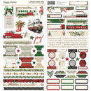 Simple Stories SV Old-Fashioned Christmas - Cardstock Stickers - Basics, 27603