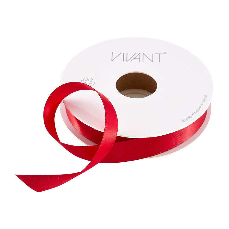 Spellbinders - Vivant Double Faced Satin Ribbon - Warm Red, 3301.2516.21