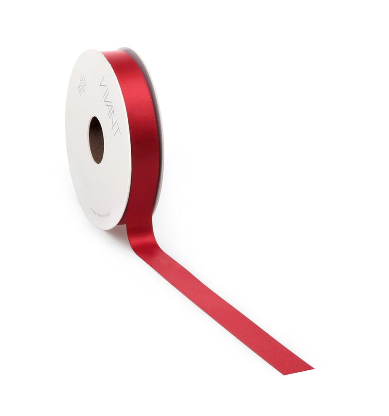 Spellbinders - Vivant Double Faced Satin Ribbon - Warm Red, 3301.2516.21