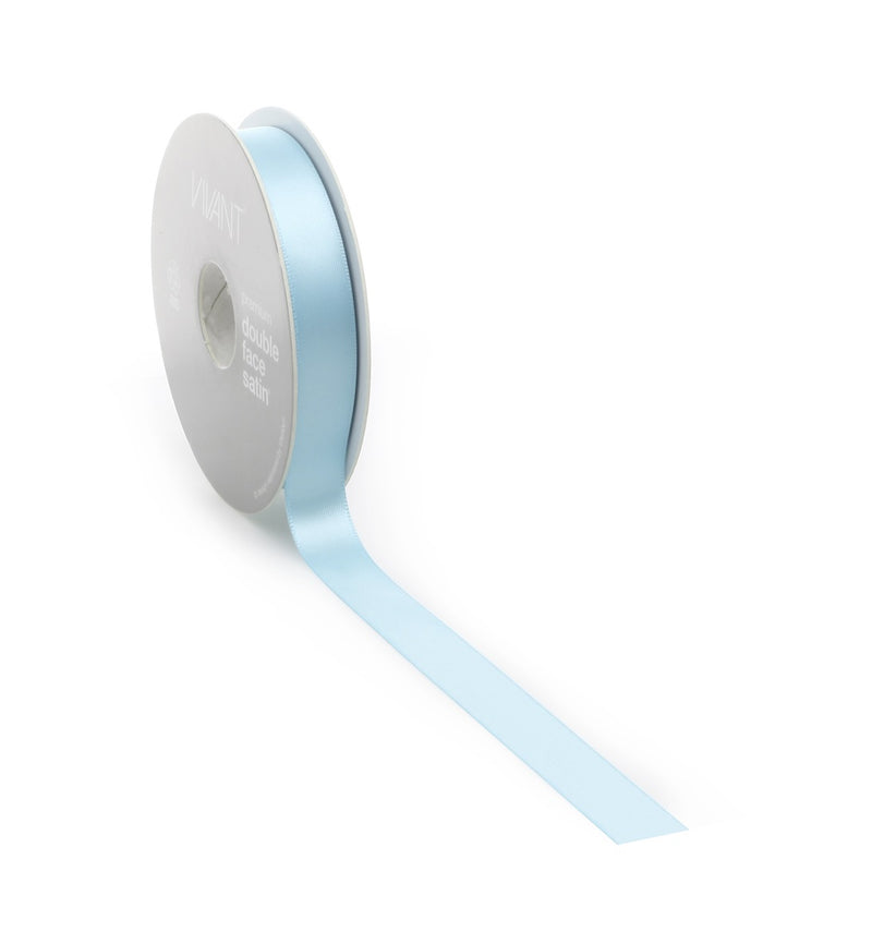 Vivant - Double Faced Satin Ribbon - Turquoise, 3301.2516.43