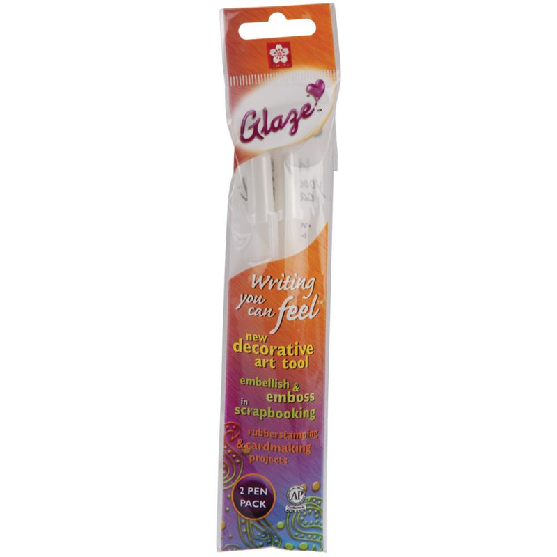 Sakura Gelly Roll Glaze Bold Point Pens 2/Pk - White Opaque, 38501